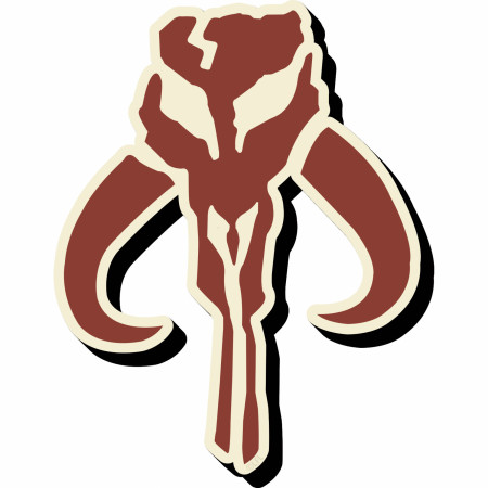 Star Wars Mandalorian Symbol Magnet