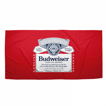 Budweiser Beach Towel