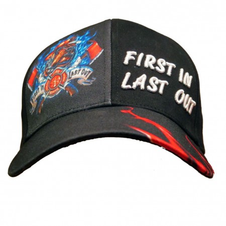Firefighter First In Last Out Baseball Hat