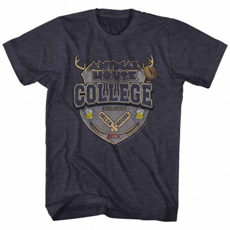 Animal House College Crest Blue TShirt