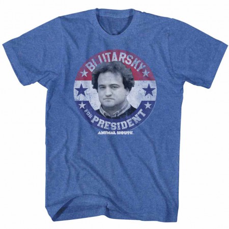 Animal House Blutarsky For Prez Blue TShirt