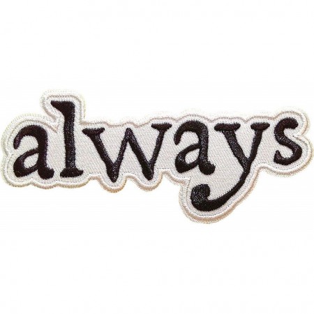 Harry Potter Black And White Always Patch