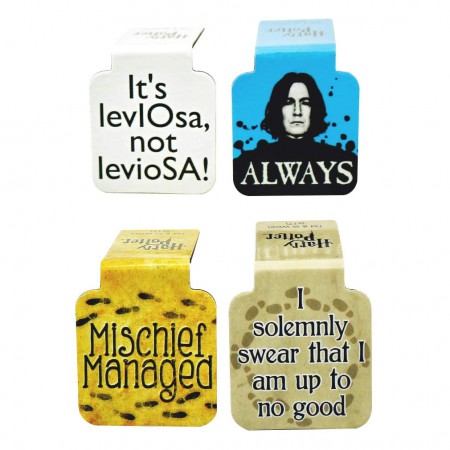 Harry Potter Magnetic Bookmark 4 Pack