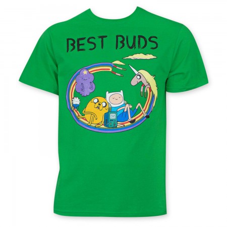 Adventure Time Green Best Buds Men's T-Shirt