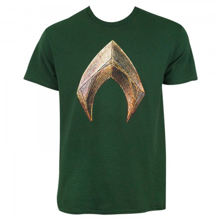 Justice League Men's Green Aquaman T-Shirt