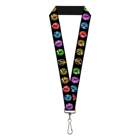 Avengers Infinity War Stones Keychain Lanyard