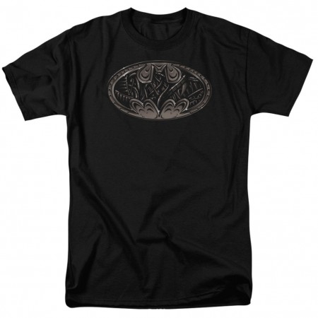 Batman Bio Mech Logo Men's Black T-Shirt
