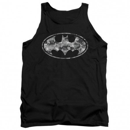 Batman 8bit Camo Logo Tank Top