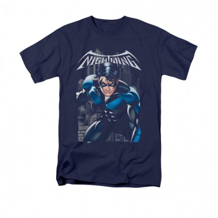 Batman Men's Blue Nightwing Legacy T-Shirt