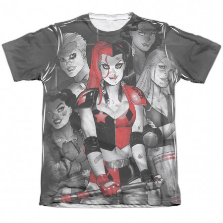 Harley Quinn Bad Girls Sublimation T-Shirt