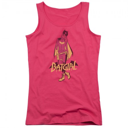 Batgirl Pink Women's Tank Top