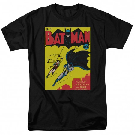 Batman First Issue Cover Men's Black T-Shirt