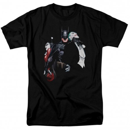 Batman Choking The Joker Men's Black T-Shirt
