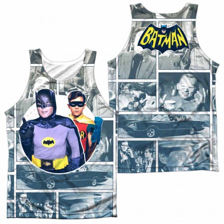 Batman Classic Tv 60S Panels Sublimation Tank Top