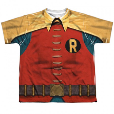 Robin Classic Batman and Robin Youth Costume Tee