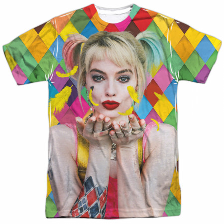 Birds of Prey Harley Quinn Feathers T-Shirt