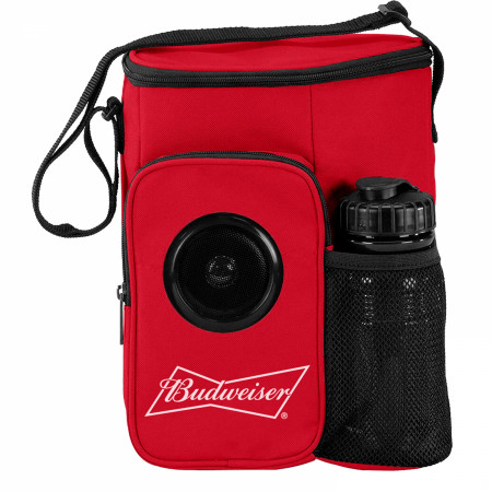 Budweiser Small Lunch Bag Cooler with Built in Bluetooth Speaker