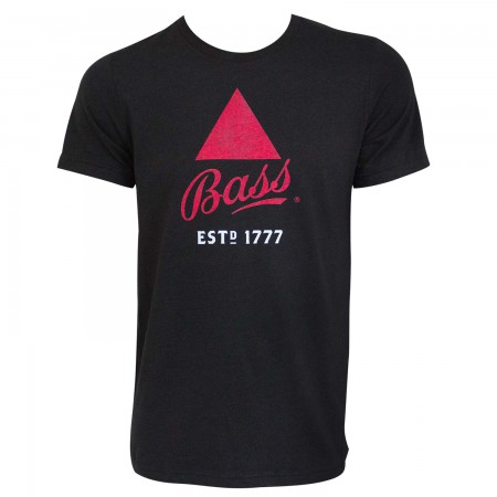 Bass Triangle Logo Black Tee Shirt