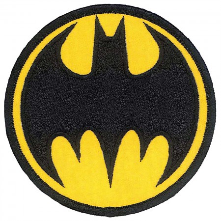 Batman Comic Logo Iron On Patch