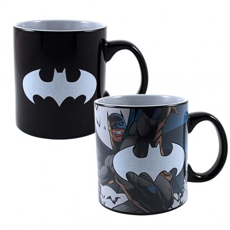 Batman Black Heat Reveal Jumbo Mug