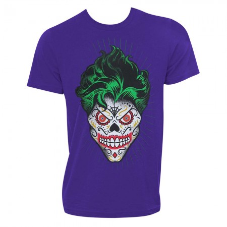 The Joker Sugar Skull Purple Tshirt