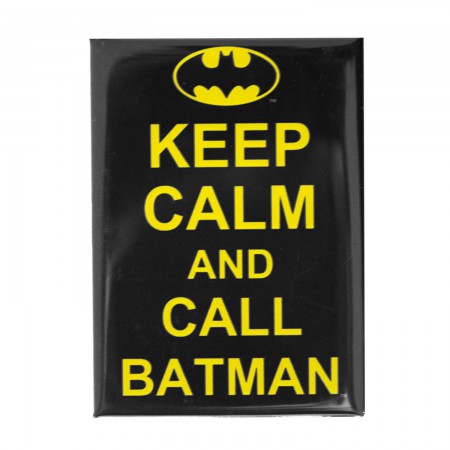 Batman Keep Calm Black Magnet