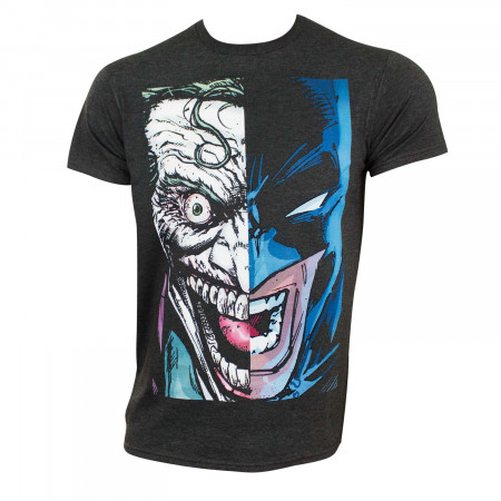 Batman Men's Black Joker Fusion T-Shirt