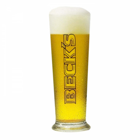 Beck's Tumbler Beer Glass