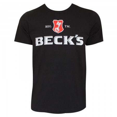 Beck's Key Logo Black Tee Shirt
