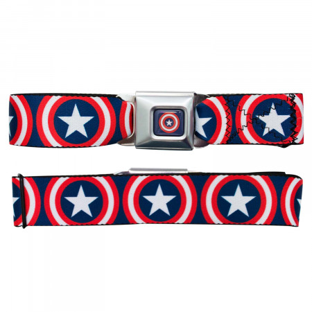 Captain America Logo Seatbelt Belt