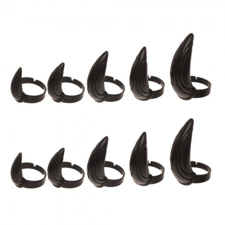 Black Panther Zinc Alloy Cosplay Adjustable Finger Nail Rings