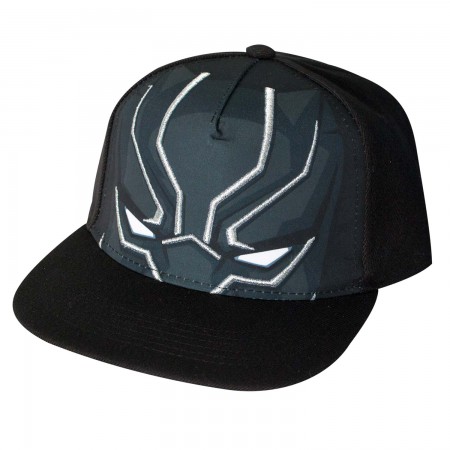 Black Panther Black Large Logo Snapback Hat