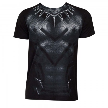 Captain America Civil War Black Panther Movie Suit Costume Tee