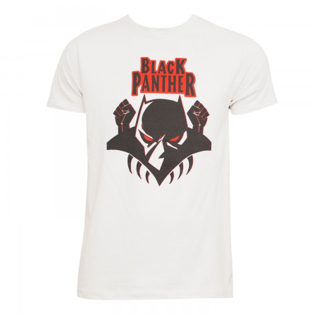 Black Panther Men's Cream T-Shirt