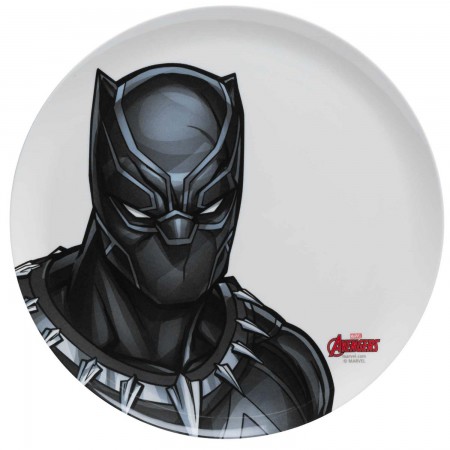 Black Panther White Melamine Dinner Plate