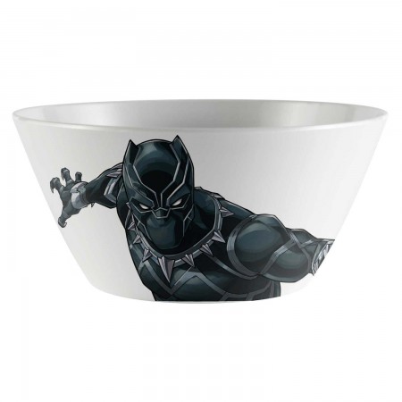 Black Panther White Melamine Soup Bowl