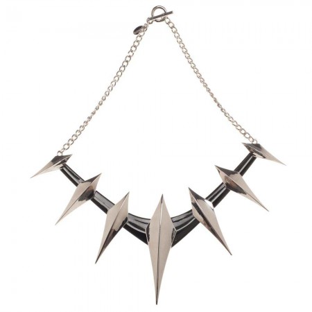 Black Panther Costume Spike Collar Necklace