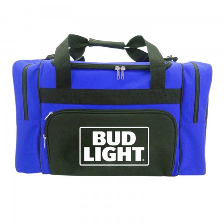 Bud Light Blue Duffle Bag Cooler