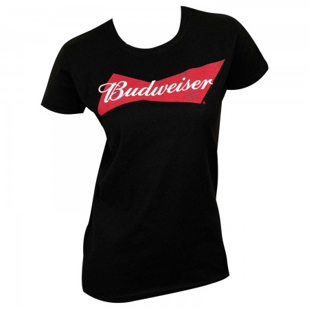Budweiser Women's Black Tee Shirt