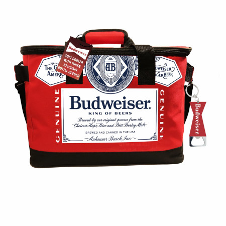 Budweiser Soft Cooler With Bottle Opener