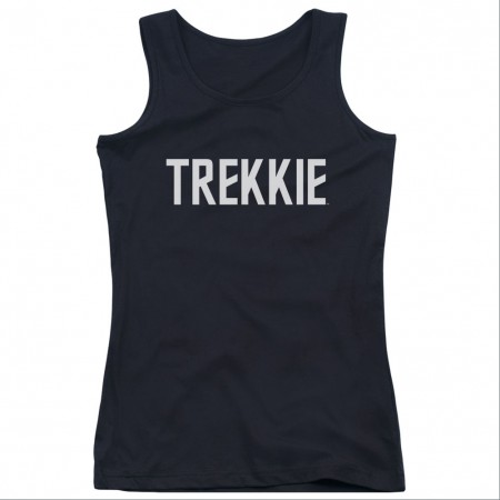 Star Trek Trekkie Black Juniors Tank Top