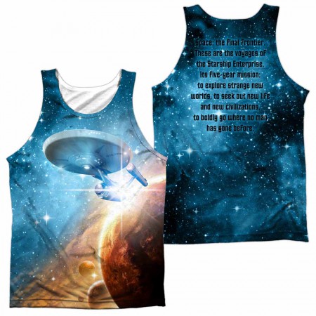 Star Trek Final Frontier Sublimation Tank Top