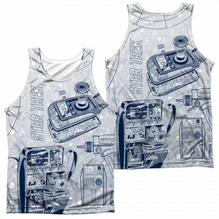 Star Trek Gadgets Sublimation Tank Top