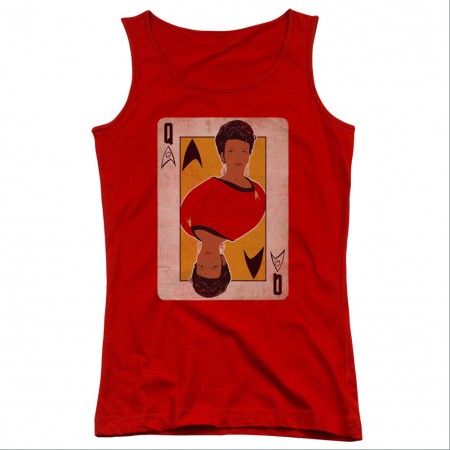 Star Trek TOS Queen Red Juniors Tank Top