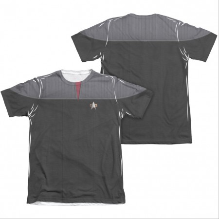 Star Trek TNG Movie Command Two-Sided Costume Sublimation T-Shirt