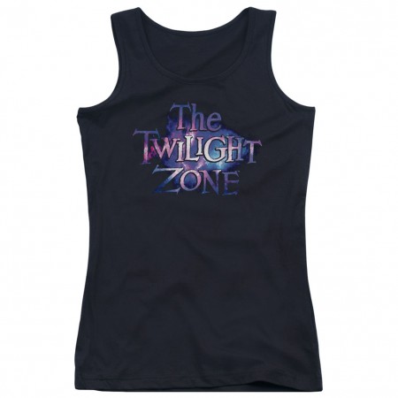 Twilight Zone Twilight Galaxy Black Juniors Tank Top