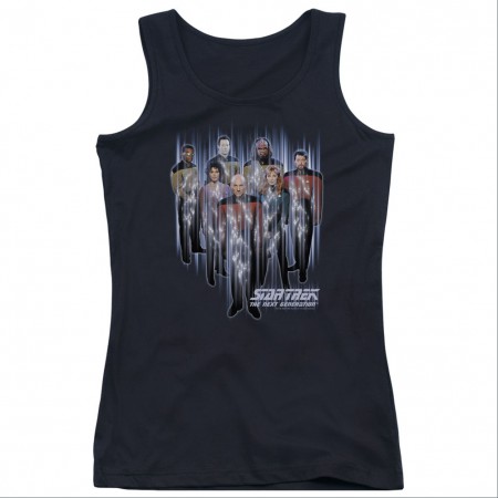 Star Trek Beam Up Black Juniors Tank Top