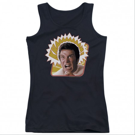 Star Trek Khaaaaaan Black Juniors Tank Top