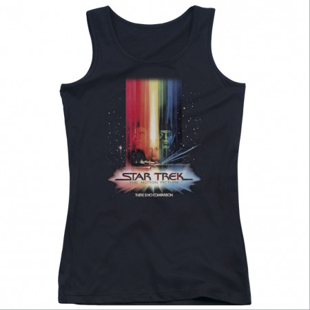 Star Trek Motion Picture Black Juniors Tank Top