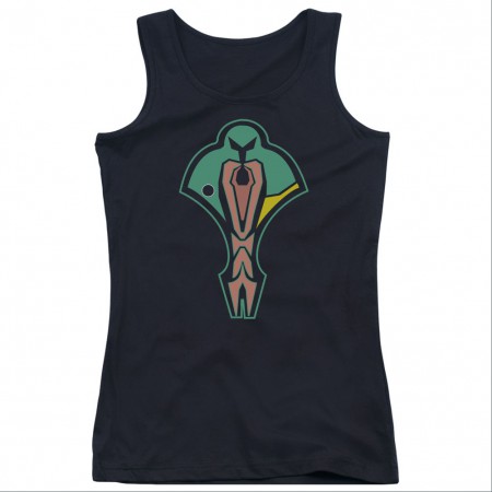 Star Trek Cardassian Logo Black Juniors Tank Top